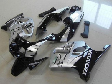 1988-1989 Honda CBR250RR MC19 Motorcycle Fairings - Silver Glossy Black UK