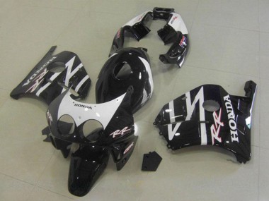 1990-1998 Honda CBR250RR MC22 Motorcycle Fairings - Glossy Black White UK