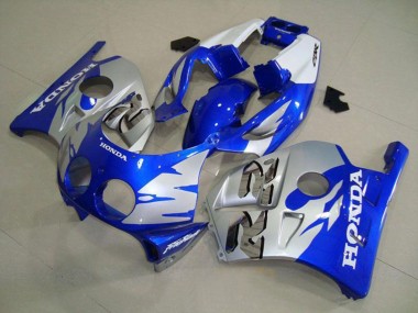 1990-1998 Honda CBR250RR MC22 Motorcycle Fairings - Silver Blue UK