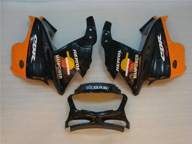 1995-1996 Honda CBR600 F3 Motorcycle Fairings - Orange White Red Glossy Black Repsol UK