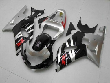 2001-2003 Suzuki GSXR 600/750 Motorcycle Fairings - Silver Glossy Black Red UK