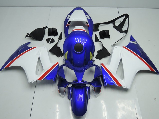 2002-2013 Honda VFR 800 Motorcycle Fairings - White Blue Red UK