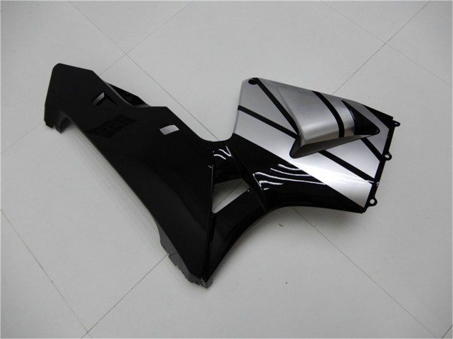 2003-2004 Honda CBR600RR Motorcycle Fairings - Silver Glossy Black Stripe UK