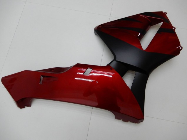 2003-2004 Honda CBR600RR Motorcycle Fairings - Red Matte Black Stripe UK