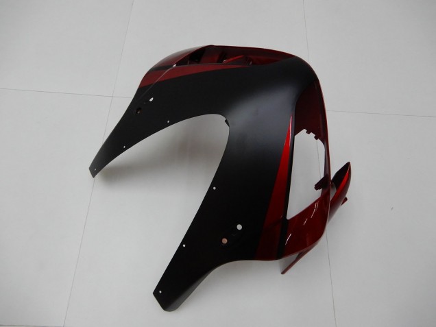 2003-2004 Honda CBR600RR Motorcycle Fairings - Red Matte Black Stripe UK