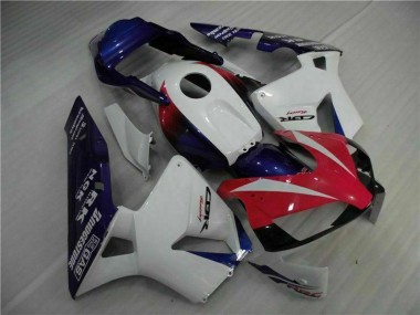 2003-2004 Honda CBR600RR Motorcycle Fairing - White Red Blue UK