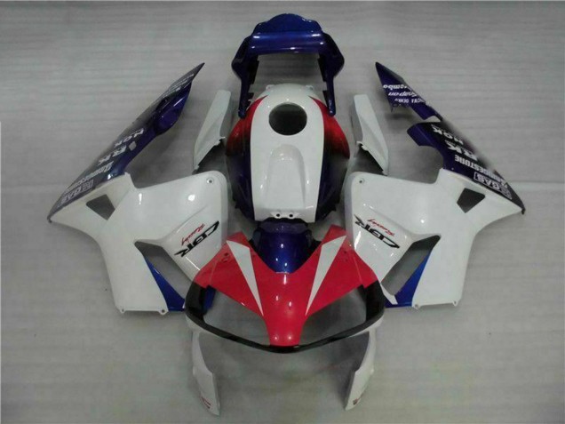 2003-2004 Honda CBR600RR Motorcycle Fairing - White Red Blue UK