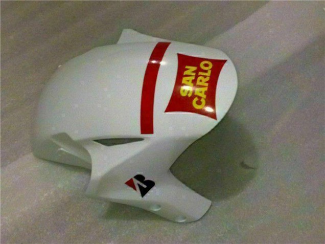 2004-2005 Honda CBR1000RR Motorcycle Fairings - White Red Yellow San Carlo 58 UK