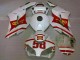 2004-2005 Honda CBR1000RR Motorcycle Fairings - White Red Yellow San Carlo 58 UK