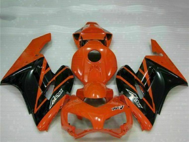 2004-2005 Honda CBR1000RR Motorcycle Fairings - Orange Glossy Black UK