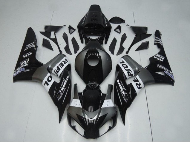 2004-2005 Honda CBR1000RR Motorcycle Fairings - Grey White Glossy Black Repsol UK