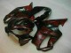 2004-2007 Honda CBR600 F4i Motorcycle Fairings - Glossy Black Red Flame UK