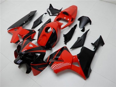 2005-2006 Honda CBR600RR Abs Fairings - Red Black UK