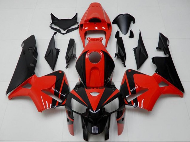 2005-2006 Honda CBR600RR Abs Fairings - Red Black UK