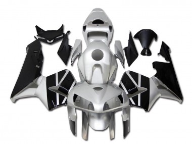 2005-2006 Honda CBR600RR Motorcycle Fairing - Silver Black UK
