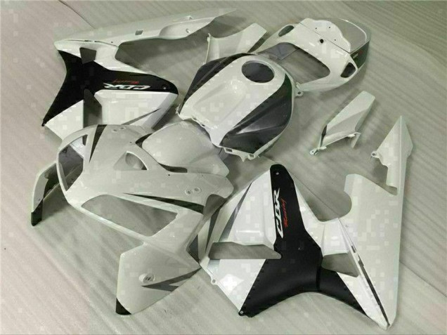 2005-2006 Honda CBR600RR Bike Fairings - White Black UK