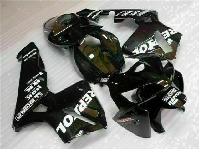 2005-2006 Honda CBR600RR Motorcycle Fairings - Black Repsol UK