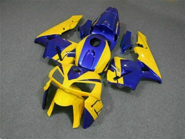 2005-2006 Honda CBR600RR Motorcycle Fairings - Yellow Blue UK