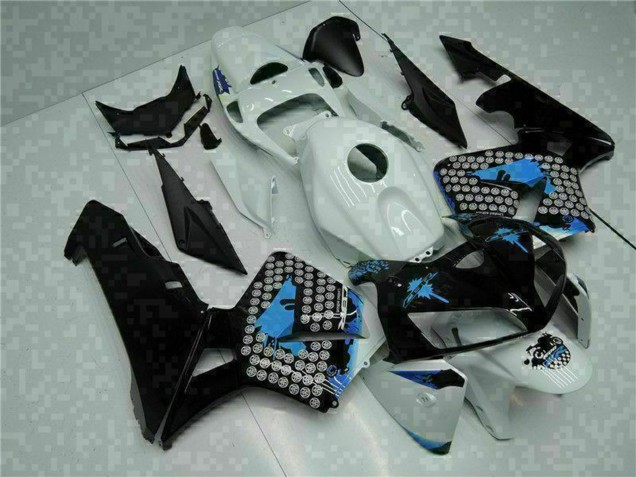 2005-2006 Honda CBR600RR Motorcycle Fairings - White Black Green UK