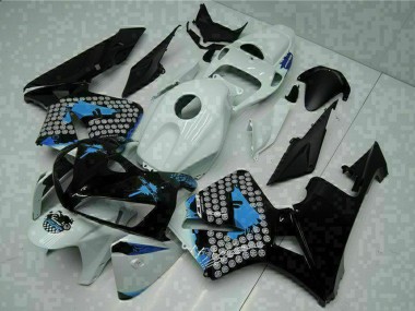 2005-2006 Honda CBR600RR Motorcycle Fairings - White Black Green UK