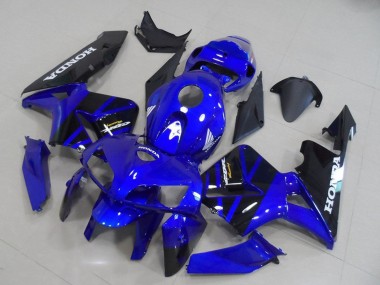 2005-2006 Honda CBR600RR Motorcycle Fairing Kits - Blue Black UK