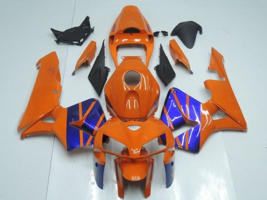 2005-2006 Honda CBR600RR Motorcycle Fairings - Orange Blue UK