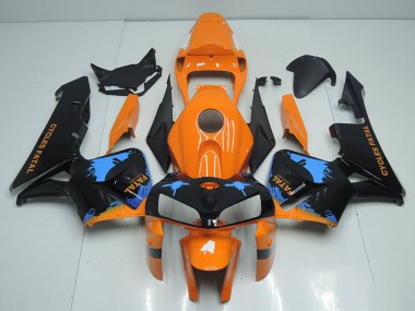 2005-2006 Honda CBR600RR Motorcycle Fairings - Orange Blue Black UK