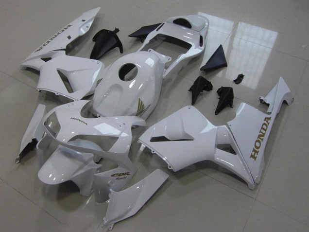 2005-2006 Honda CBR600RR Motorcycle Fairings - White UK