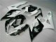 2005-2006 Suzuki GSXR 1000 Motorcycle Fairings - White Glossy Black UK