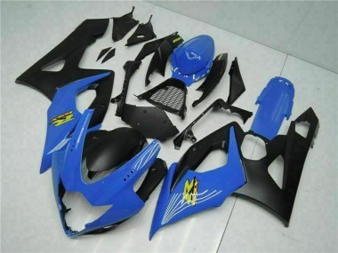 2005-2006 Suzuki GSXR 1000 Motorcycle Fairing - Blue Black UK