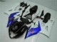 2005-2006 Suzuki GSXR 1000 Motorcycle Fairing - White Blue Glossy Black UK