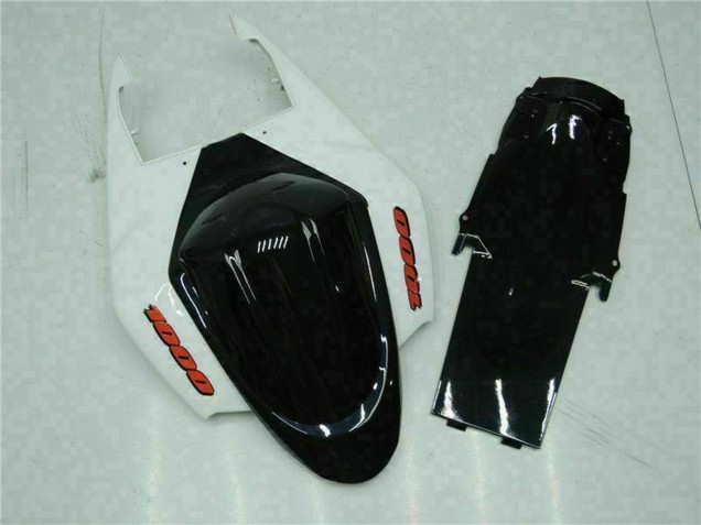 2005-2006 Suzuki GSXR 1000 Motorcycle Fairing - White Blue Glossy Black UK
