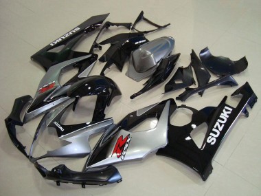 2005-2006 Suzuki GSXR 1000 Bike Fairings - Silver Black Red UK