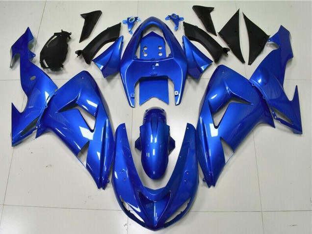 2006-2007 Kawasaki ZX10R Motorcycle Fairing - Blue UK