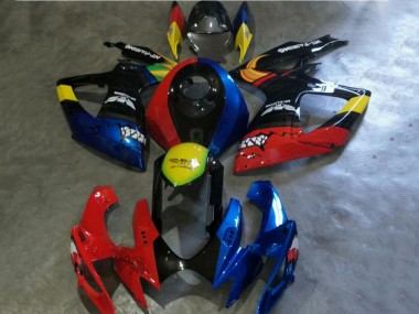 2006-2007 Suzuki GSXR 600/750 Motorcycle Fairings - Red Blue Yellow UK
