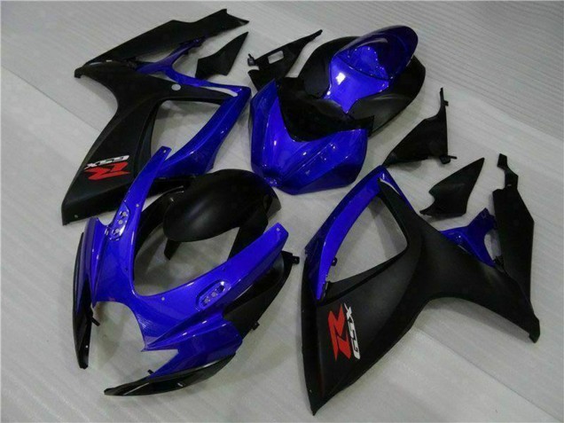 2006-2007 Suzuki GSXR 600/750 Motorcycle Fairings - Blue Matte Black Red UK