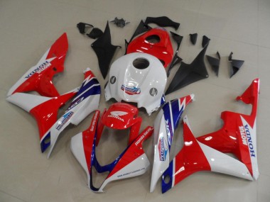 2007-2008 Honda CBR600RR Motorcycle Fairings - White Red Blue UK