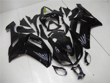2007-2008 Kawasaki ZX6R Abs Motorcycle Fairing - Glossy Black UK
