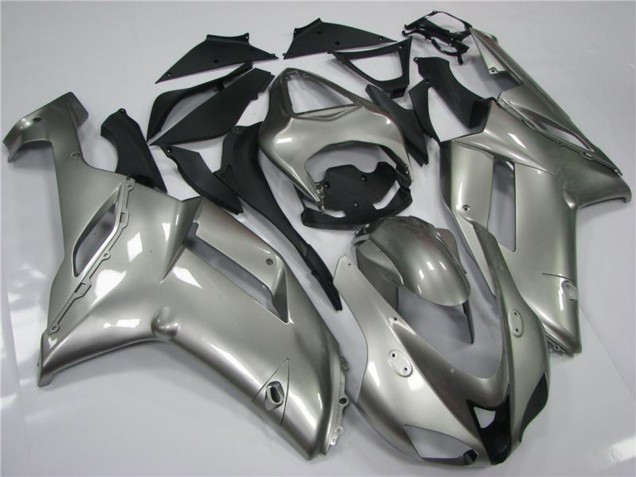 2007-2008 Kawasaki ZX6R Motorcycle Fairings - Grey UK