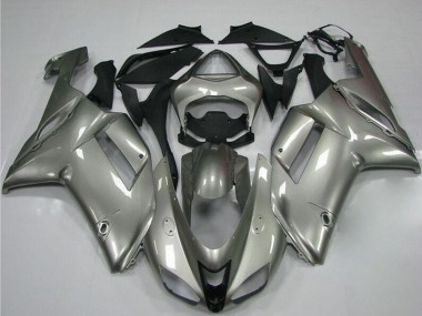 2007-2008 Kawasaki ZX6R Motorcycle Fairings - Grey UK
