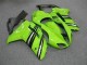 2007-2008 Kawasaki ZX6R Motorcycle Fairing Kits - Green Black UK