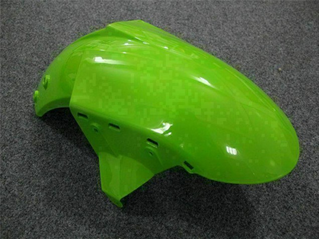 2007-2008 Kawasaki ZX6R Motorcycle Fairing Kits - Green Black UK