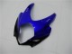 2007-2008 Suzuki GSXR 1000 Motorcycle Fairings - White Blue Black No Decal UK