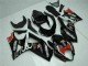2007-2008 Suzuki GSXR 1000 Motorcycle Fairings - Glossy Black Red White UK