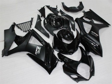 2007-2008 Suzuki GSXR 1000 Motorcycle Fairings - Glossy Black Matte Black White UK