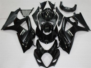 2007-2008 Suzuki GSXR 1000 Motorcycle Fairings - Glossy Black Matte Black White UK