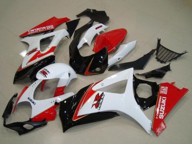 2007-2008 Suzuki GSXR 1000 Motorcycle Fairing Kits - White Red Black UK