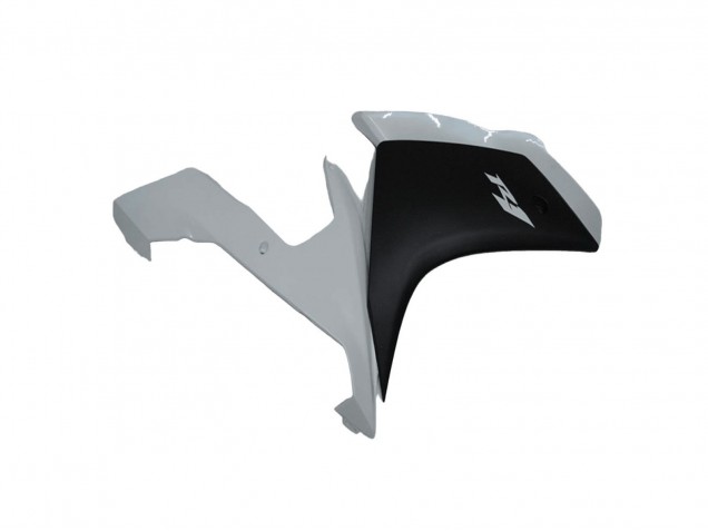 2007-2008 Yamaha YZF R1 Motorcycle Fairing - White Matte Black UK