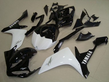 2007-2008 Yamaha YZF R1 Motorcycle Fairings - White Black UK