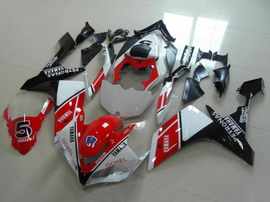 2007-2008 Yamaha YZF R1 Motorcycle Fairings - White Red Black Petronas Goxel UK